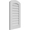 Ekena Millwork Arch Top Surface Mount PVC Gable Vent: Functional, w/ 3-1/2"W x 1"P Standard Frame, 18"W x 32"H GVPAR18X3201SF - alternate 2